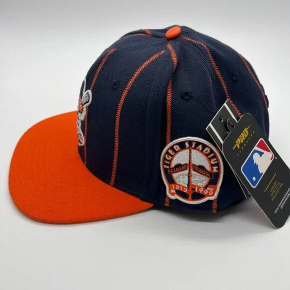Detroit Tigers Snapback Hat Cap Adult OSFA Blue Orange Pro Standard MLB NWT - Picture 3 of 7